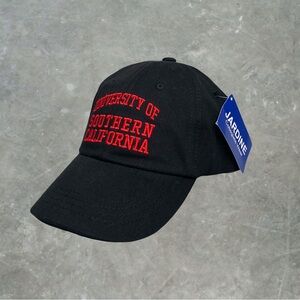☀️ USC Trojans College Dad Hat OSFA NWT Black/Red